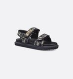  Dép Nữ Dior Dioract Sandal 'Deep Blue' 