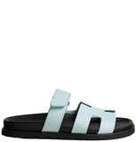  Dép Nữ Hermes Chypre Sandal 'Bleu Brume' 