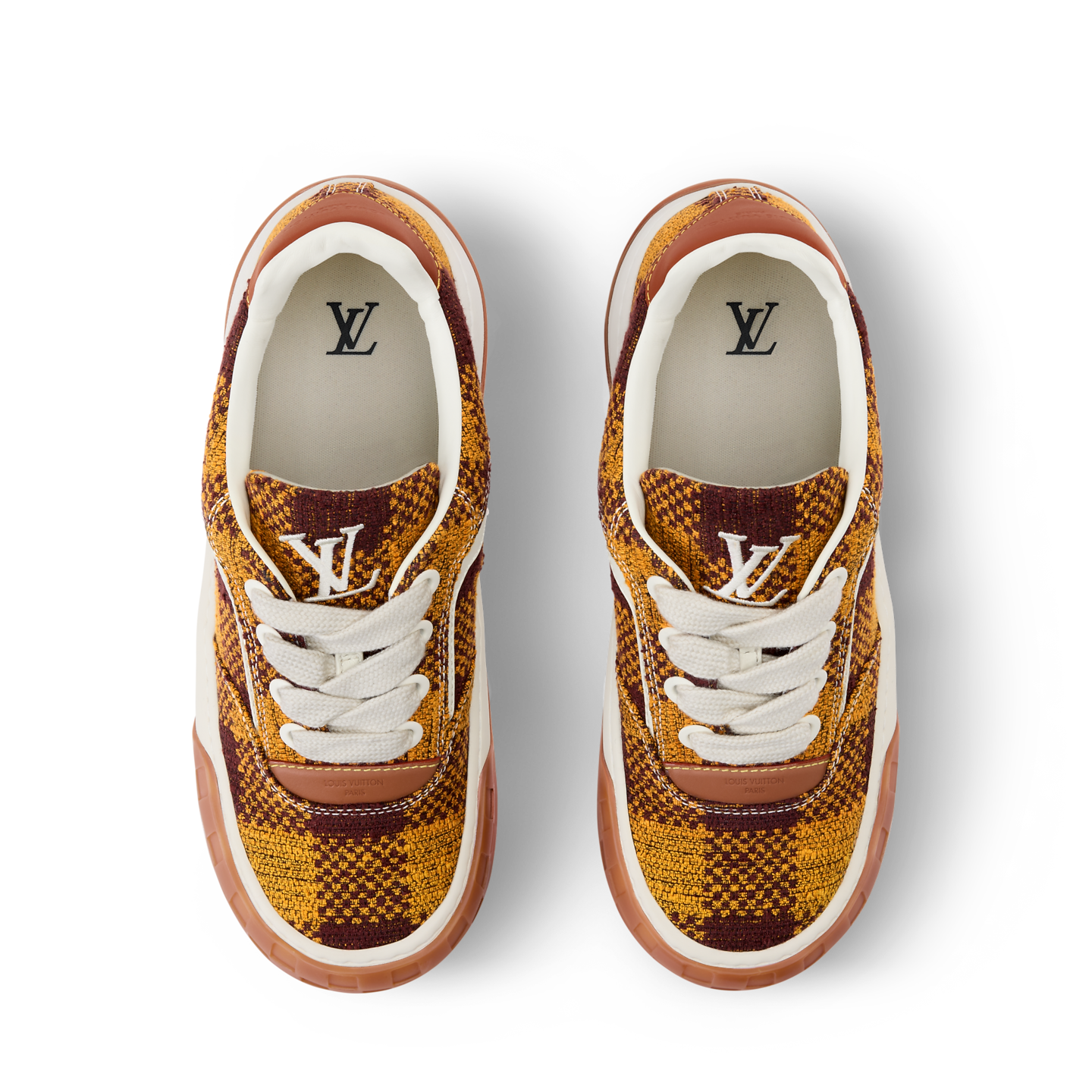  Giày Louis Vuitton LV Tilted Trainers 'Yellow' 