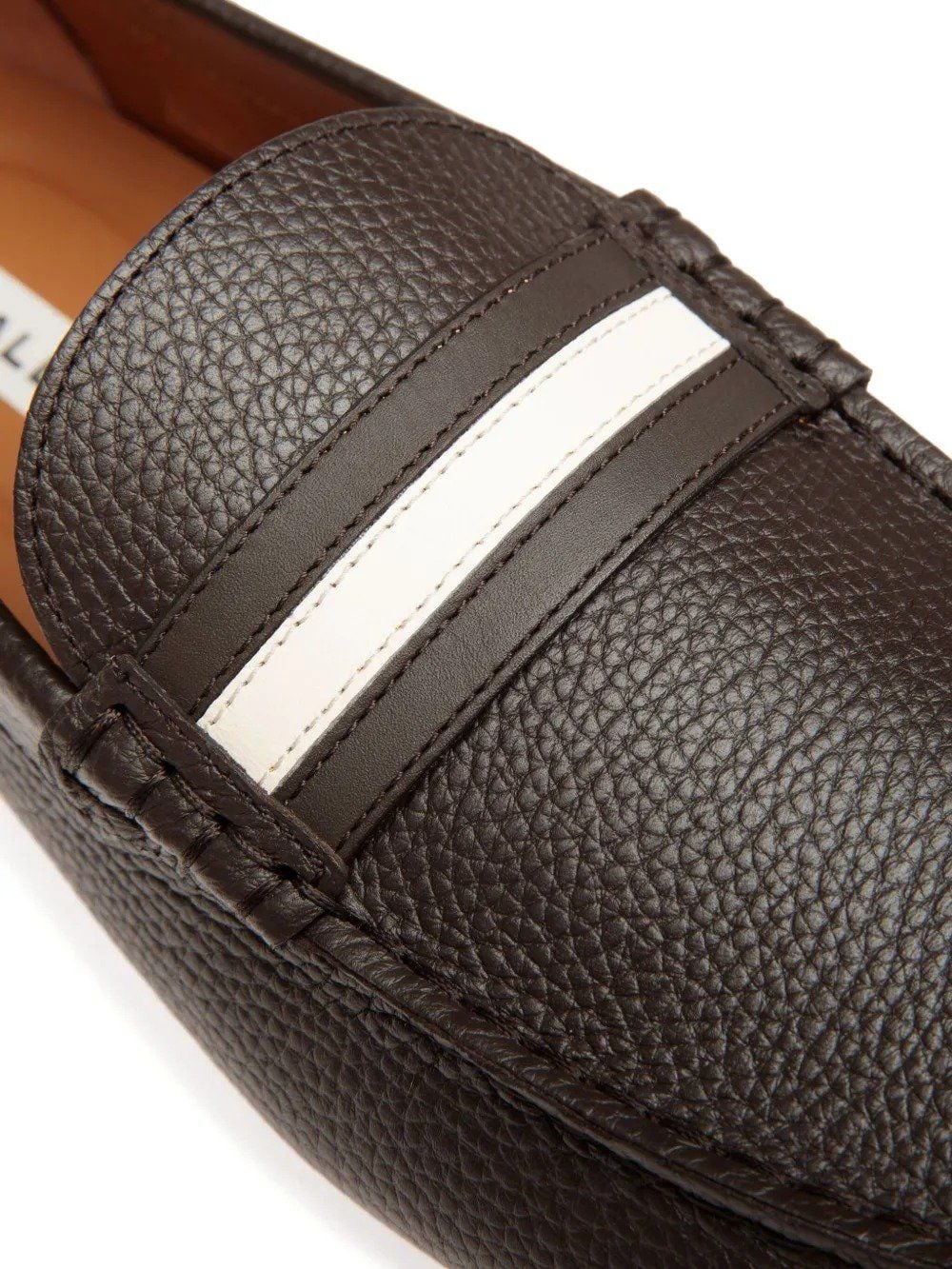  Giày Nam Bally Karlos Grained Leather 'Brown' 