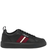  Giày Nam Bally Striped Lace-up Sneakers 'Black' 