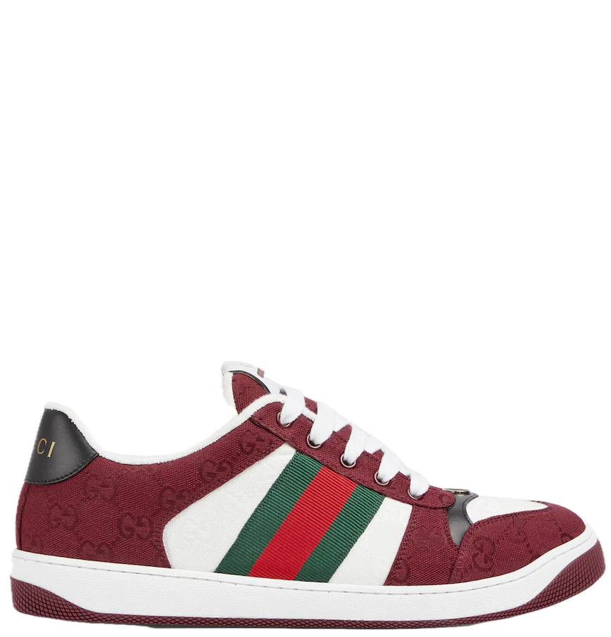  Giày Nam ‎Gucci Screener Trainer 'Red' 