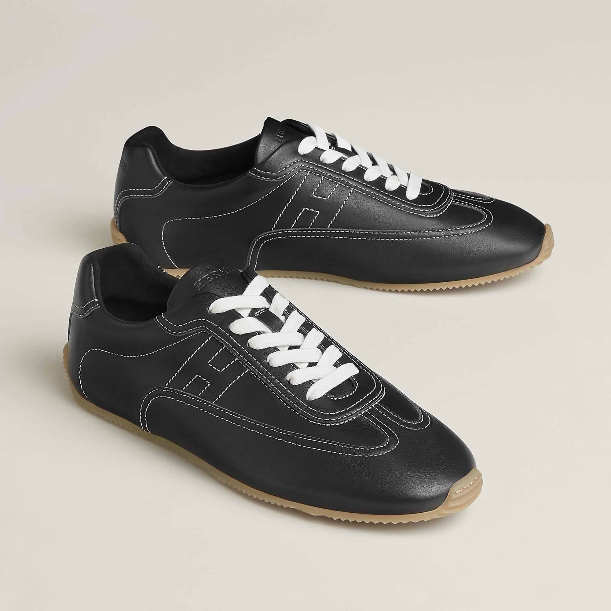  Giày Nam Hermes Master Sneaker 'Black' 
