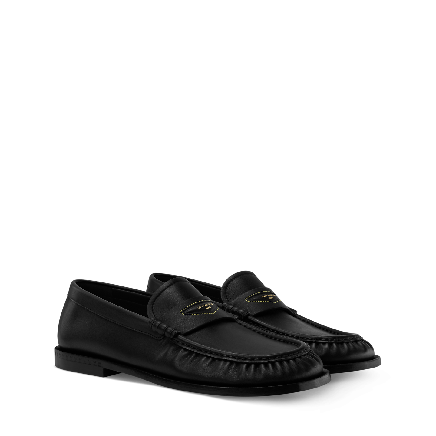  Giày Nam Louis Vuitton LV Jazz Loafers 'Black' 
