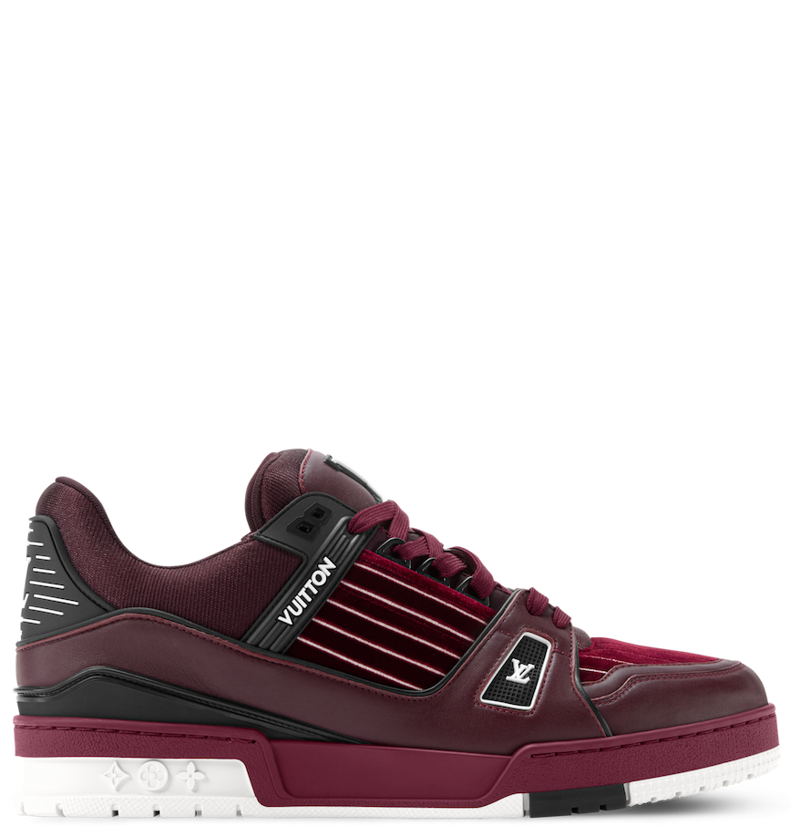  Giày Nam Louis Vuitton LV Trainer 'Bordeaux Red' 