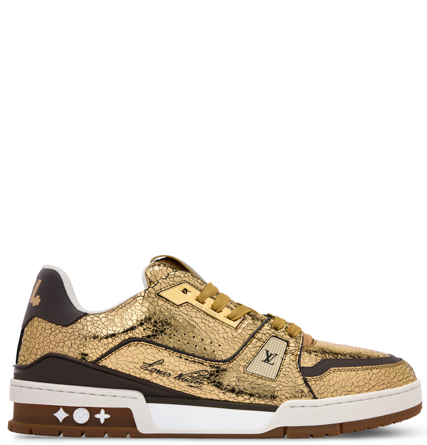  Giày Nam Louis Vuitton LV Trainer Sneaker 'Gold' 