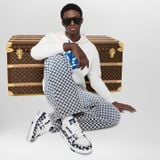  Giày Nam Louis Vuitton LV Trainer 'White Navy' 