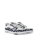  Giày Nam Louis Vuitton LV Trainer 'White Navy' 