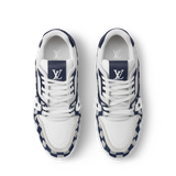 Giày Nam Louis Vuitton LV Trainer 'White Navy' 