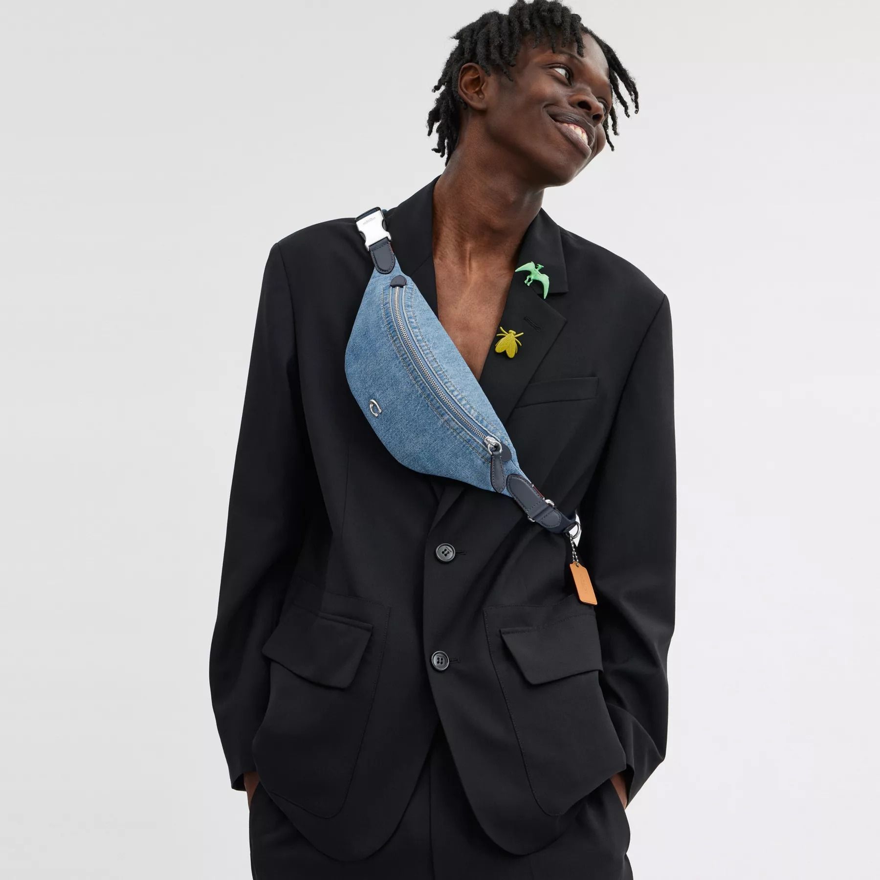  Túi Coach Charter Belt Bag 7 'Indigo Denim' 