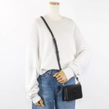  Túi Coach Cow Leather Shoulder Bag 'Black' 