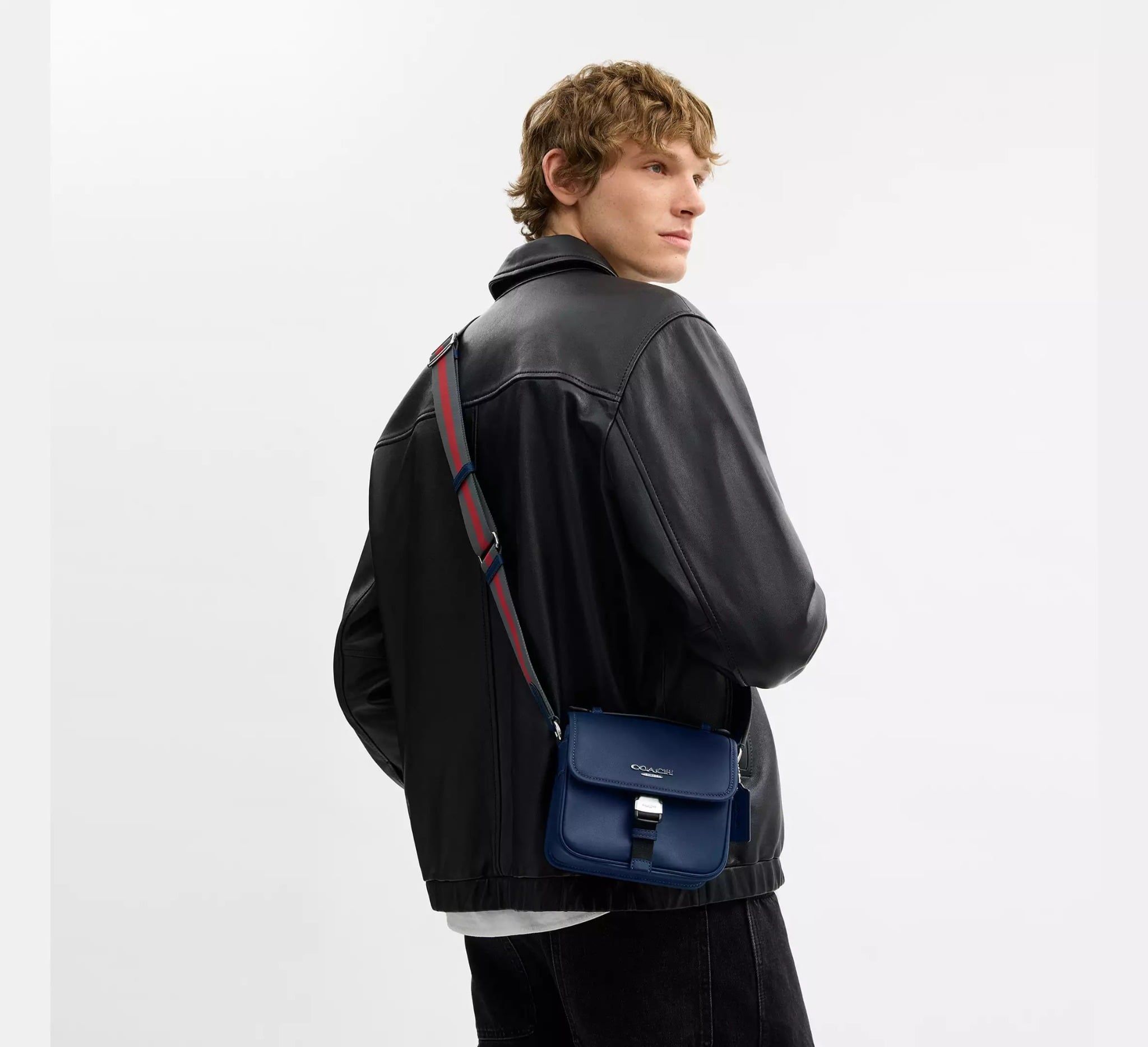  Túi Coach Racer Crossbody Bag 'Deep Blue' 