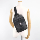  Túi Coach Track Pack In Signature 'Black' 