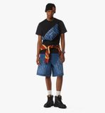  Túi MCM Fursten Belt Bag 'Blue Visetos' 