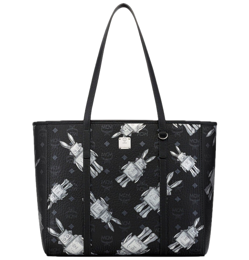  Túi MCM Toni Top Zip Shopper Bag 'Black' 