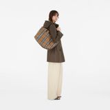 Túi Nữ Burberry Medium Highlands Tote 'Sand' 
