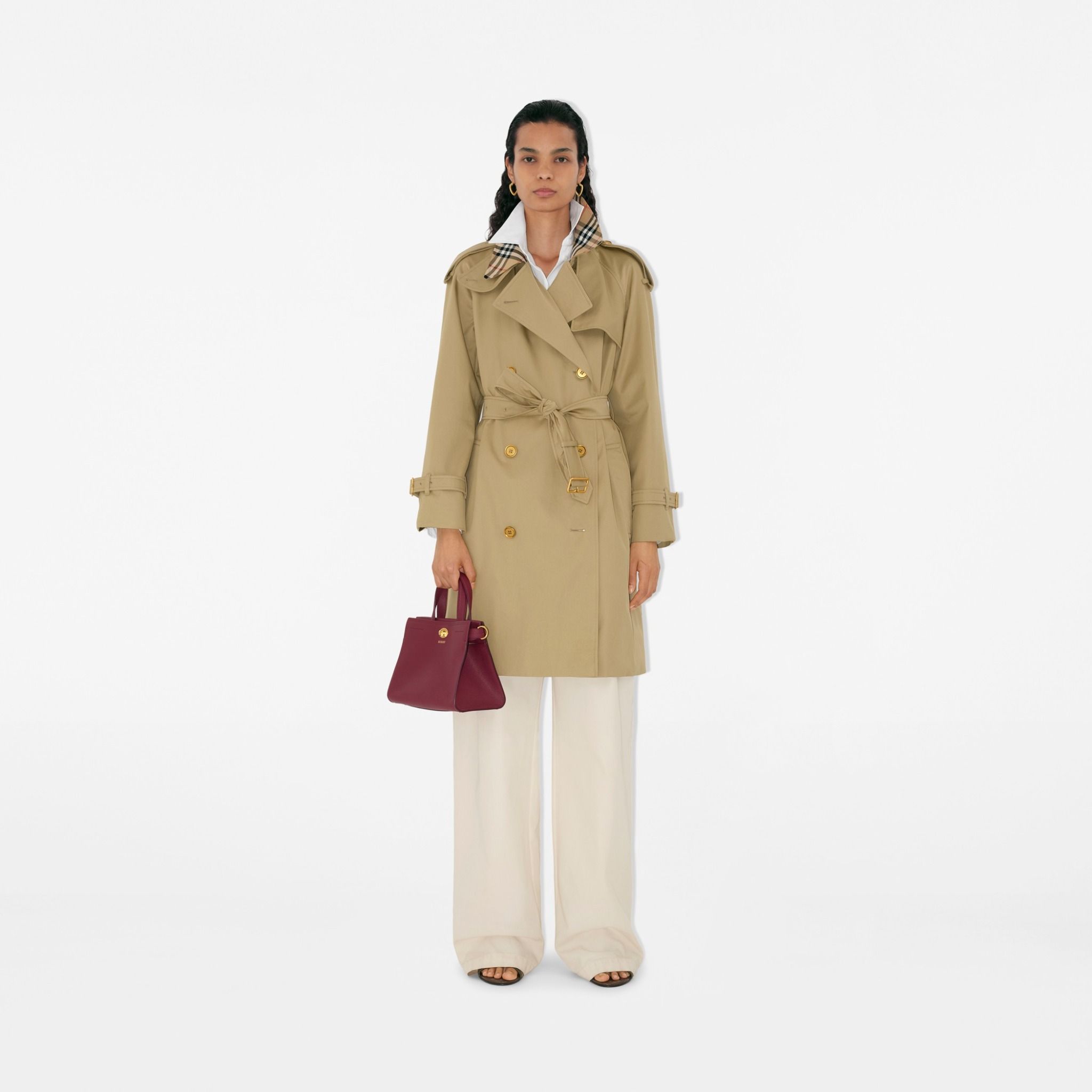  Túi Nữ Burberry Mini Cotswolds Tote 'Punnet' 