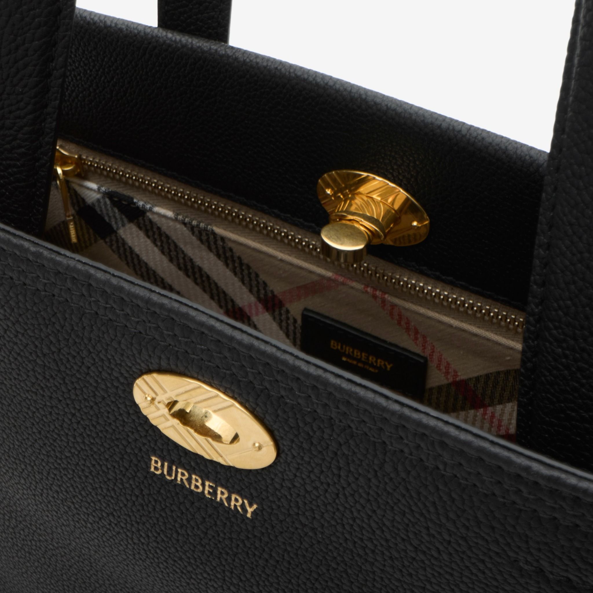  Túi Nữ Burberry Small Cotswolds Tote 'Black' 