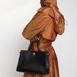  Túi Nữ Burberry Small Cotswolds Tote 'Black' 