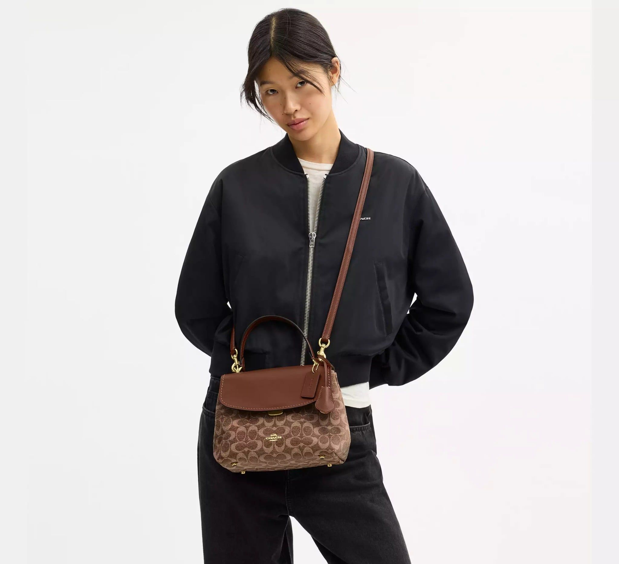  Túi Nữ Coach Emory Top Handle Bag 'Brown' 