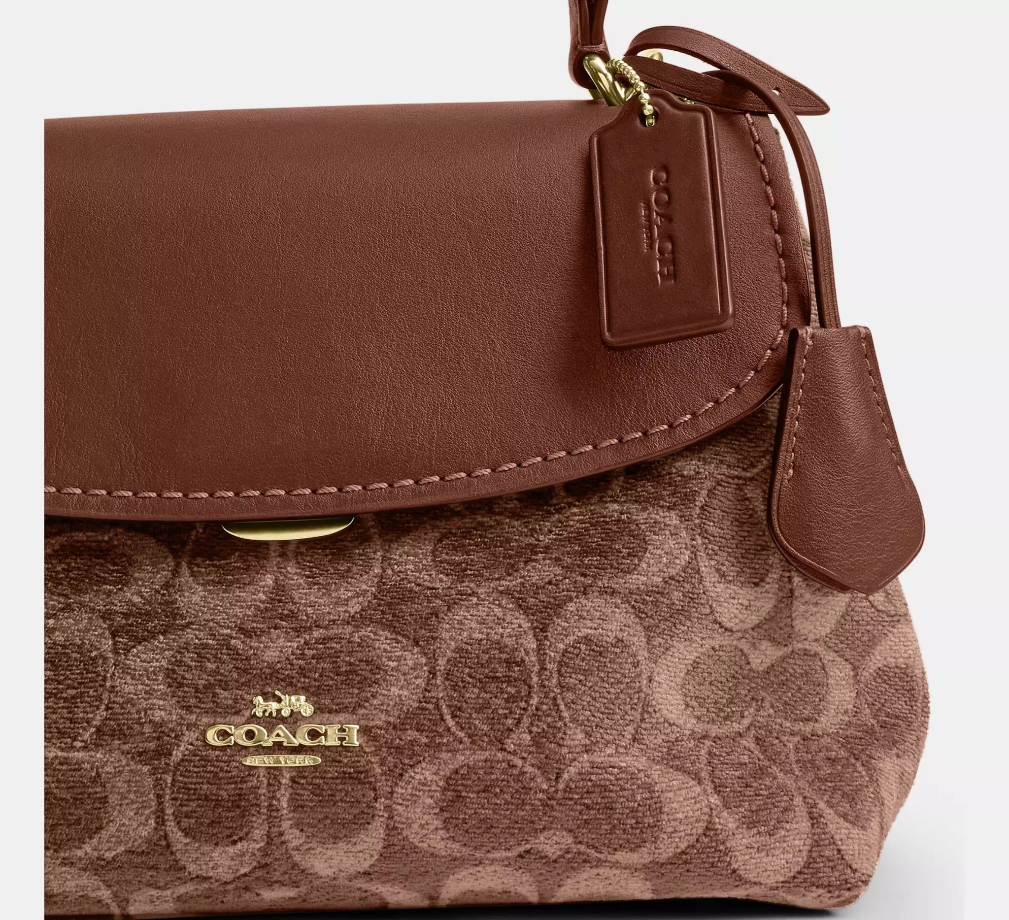  Túi Nữ Coach Emory Top Handle Bag 'Brown' 