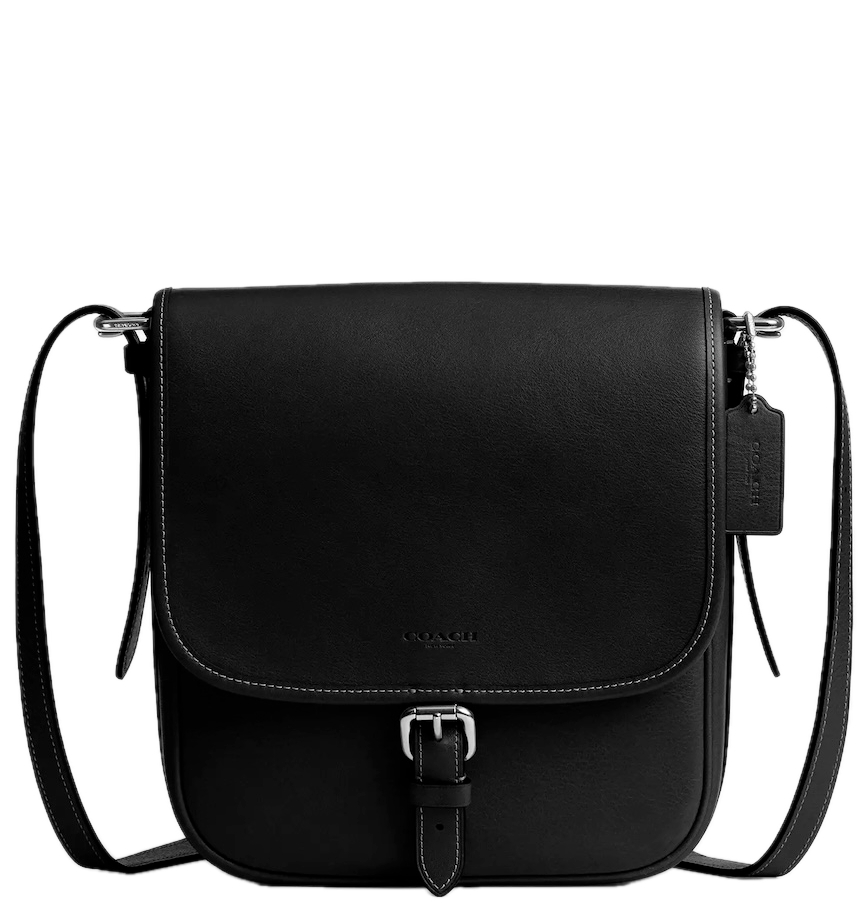  Túi Coach Hitch Flap Crossbody Bag 'Black' 