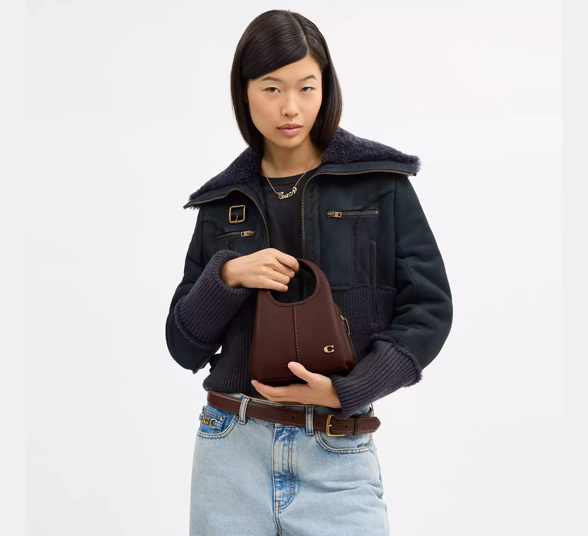  Túi Nữ Coach Lana Shoulder Bag 19 'Maple' 
