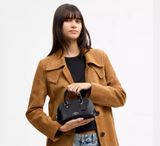  Túi Nữ Coach Lara Mini Satchel Bag 'Black' 