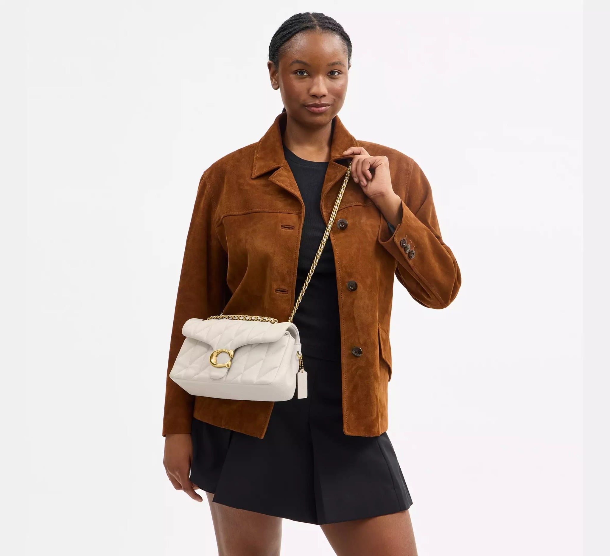  Túi Nữ Coach Tabby Shoulder Bag 26 'Chalk' 