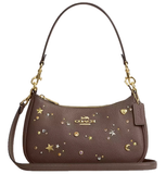  Túi Nữ Coach Teri Shoulder Bag 'Dark Stone' 