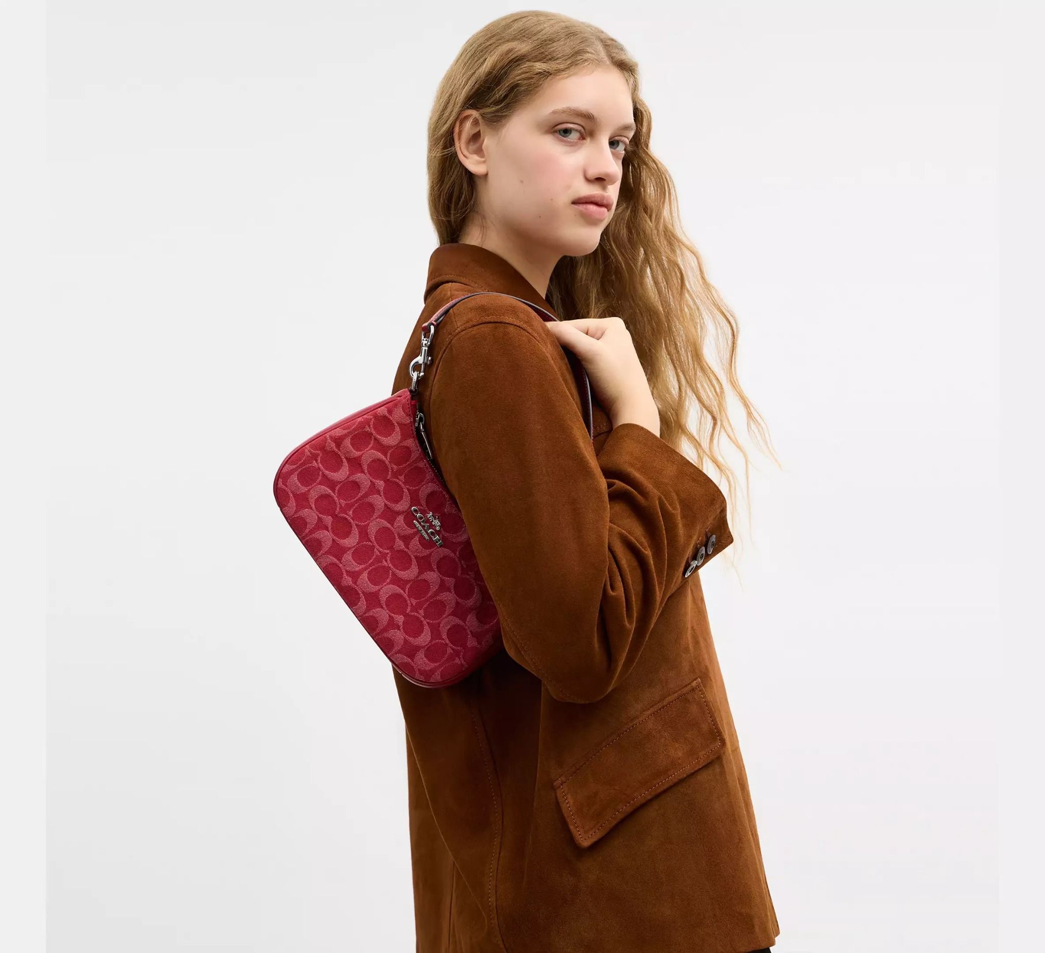  Túi Nữ Coach Teri Shoulder Bag 'True Red' 