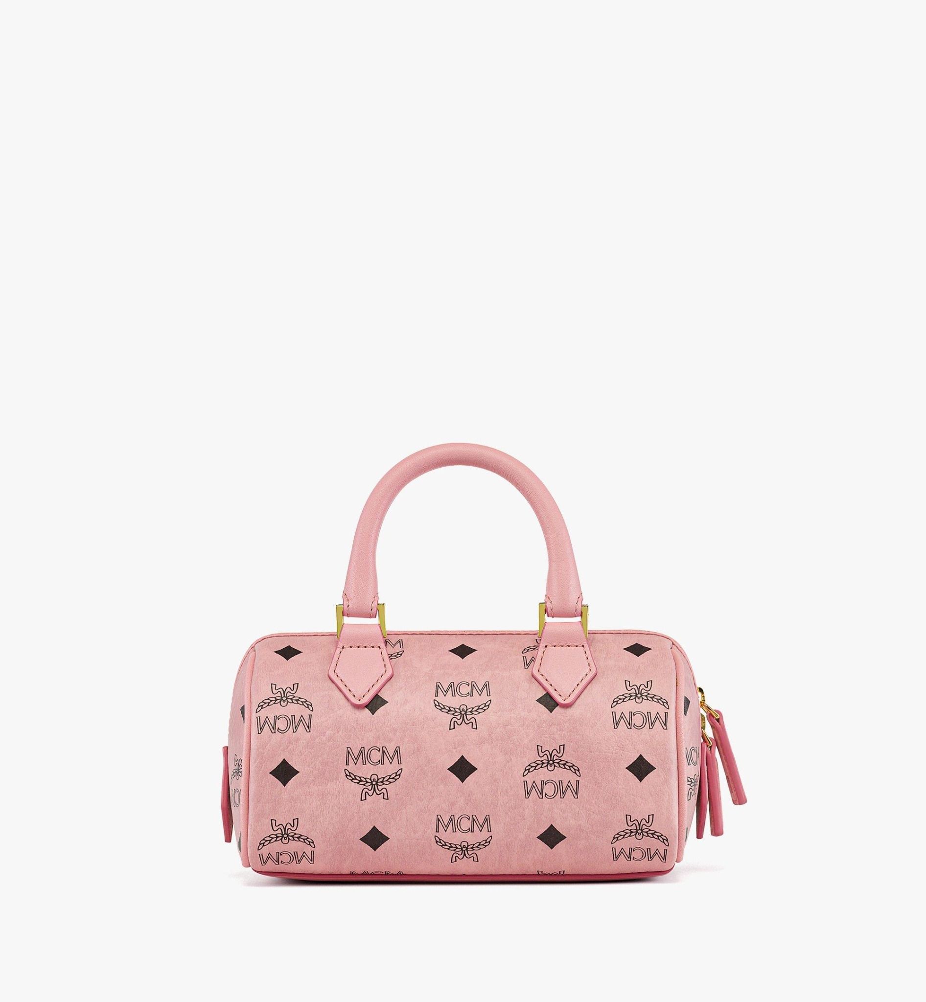  Túi Nữ MCM Ella Boston Bag 'Soft Pink' 