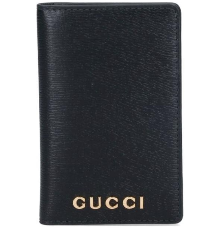  Ví Gucci Calfskin Card Holder 'Black' 