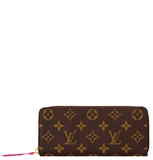  Ví Louis Vuitton Clémence Wallet 'Brown Fuchsia' 