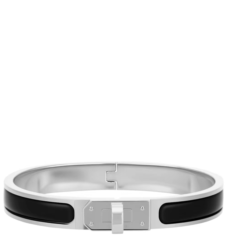  Vòng Tay Nữ Hermes Mini Clic Kelly 'Noir' 