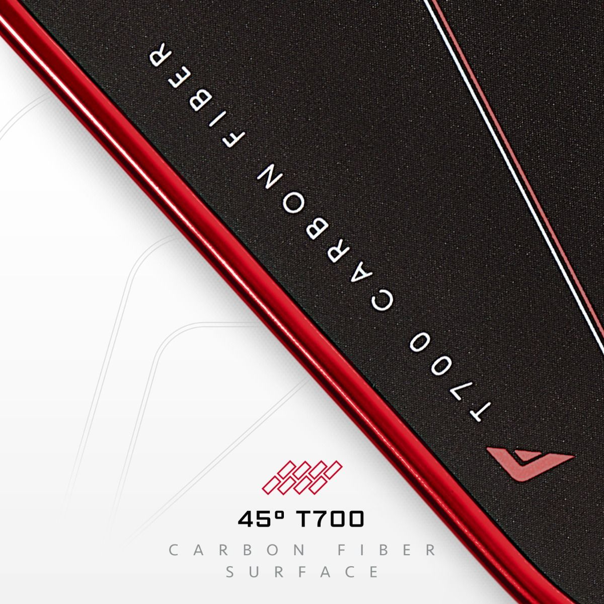  Vợt Pickleball Franklin C45° Carbon Fiber Paddle 'Red' 