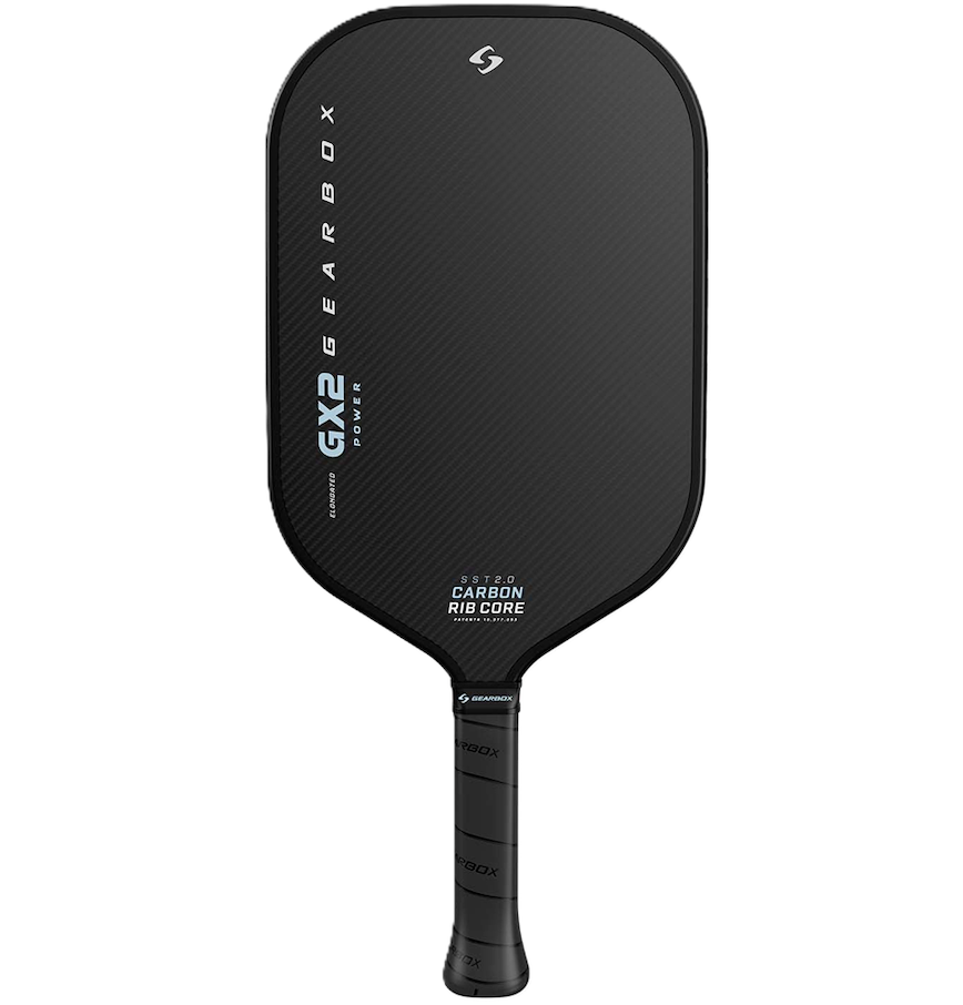  Vợt Pickleball Gearbox GX2 Power Elongated 16mm 'Black' 