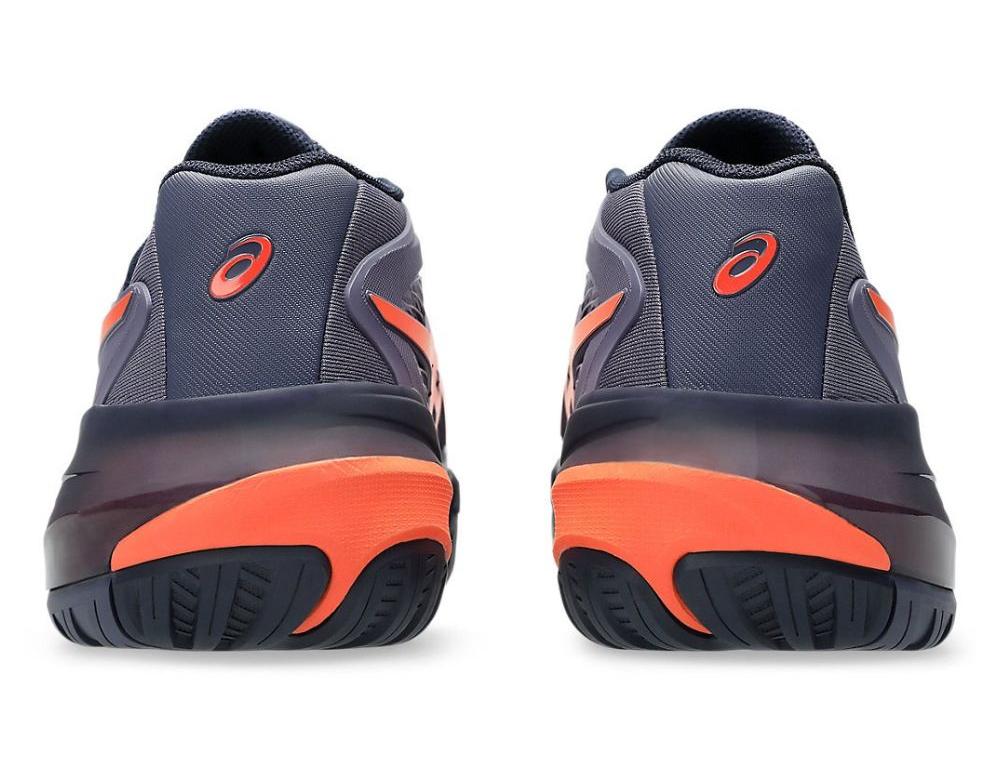  Giày Nam Asics Gel Resolution X Greyish 'Purple Nova Orange' 