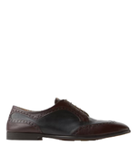  Giày Nam Versace Mick Leather Derby Shoes 'Black' 