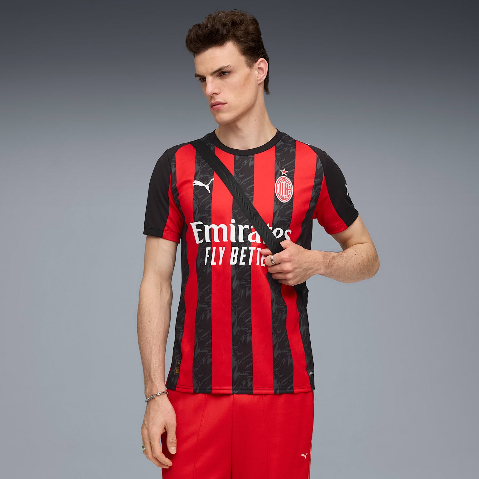  Áo Puma AC Milan 25/26 Home Jersey 'Red Black' 