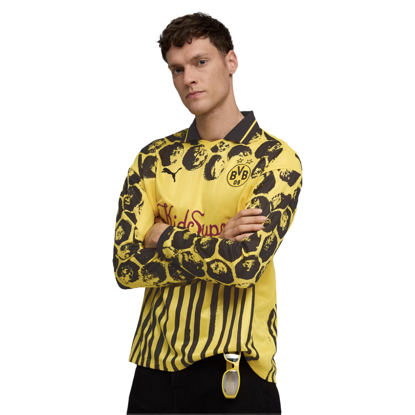  Áo Puma x KidSuper BVB LS Retro Shirt 'Yellow' 