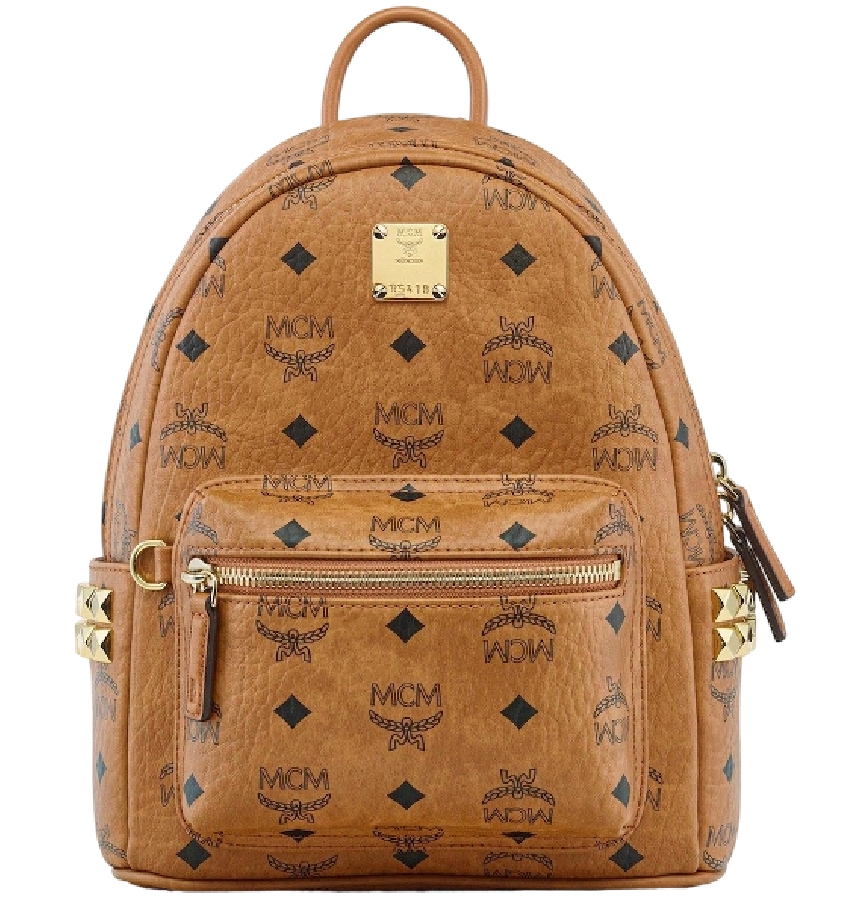  Balo MCM Stark Side Studs Backpack 'Cognac' 
