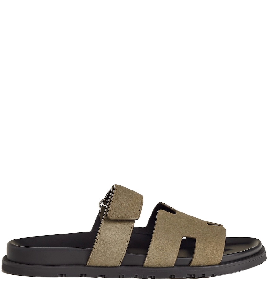  Dép Nam Hermes Chypre Sandal 'Vert Toundra' 