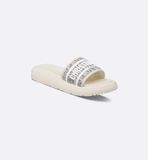  Dép Nữ Dior Dioriviera Dway Slide 'White' 
