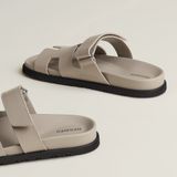  Dép Nữ Hermes Chypre Sandal 'Beige Galet' 