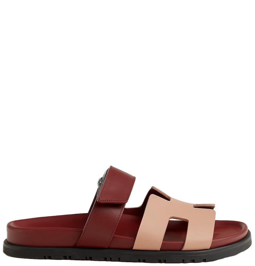  Dép Nữ Hermes Chypre Sandal 'Beige Perlino' 