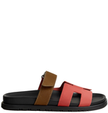  Dép Nữ Hermes Chypre Sandal 'Rouge Tomette' 