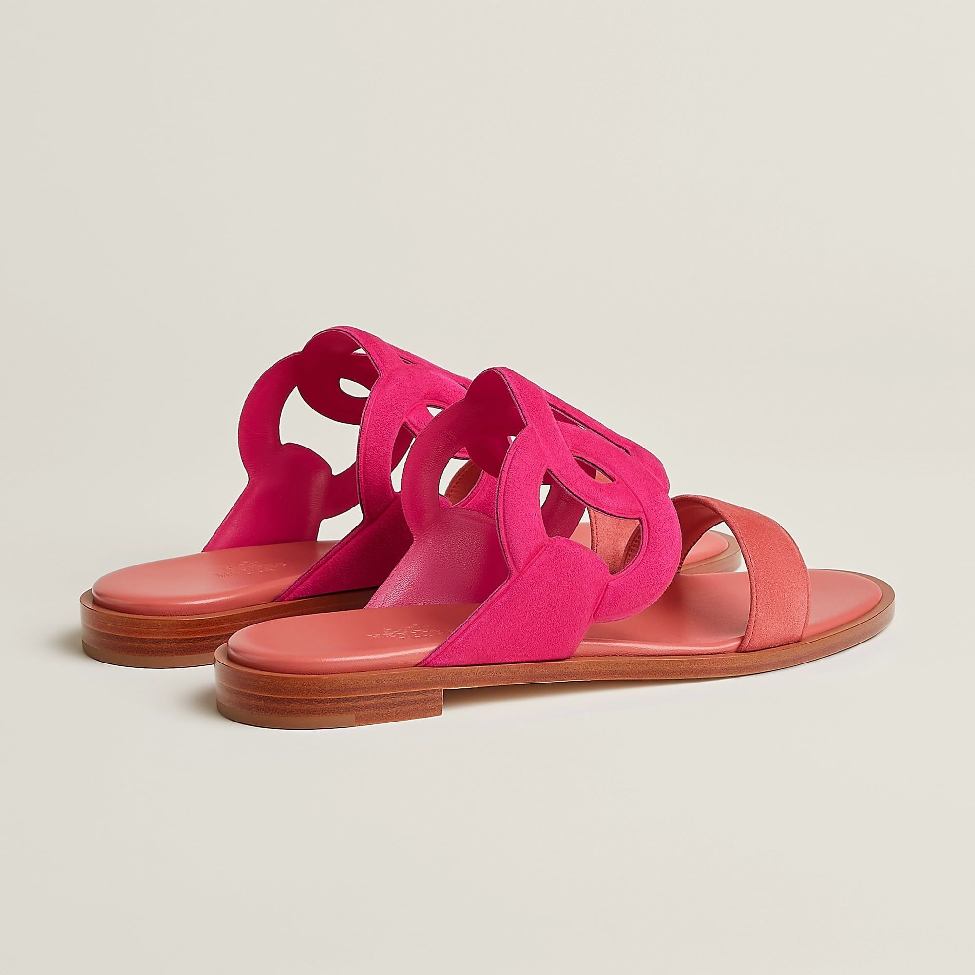  Dép Nữ Hermes Lagune Sandal 'Rose Sakura' 