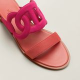  Dép Nữ Hermes Lagune Sandal 'Rose Sakura' 