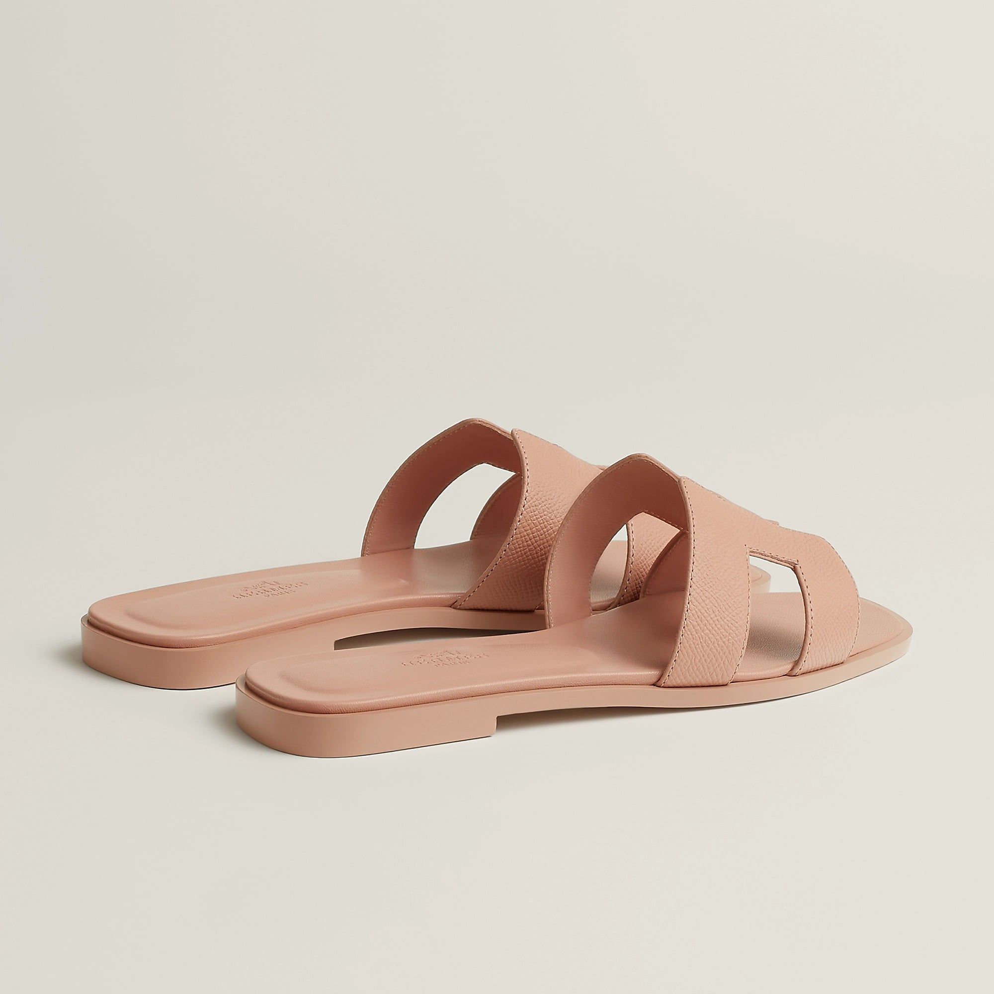  Dép Nữ Hermes Oran Sandal 'Beige Perlino' 